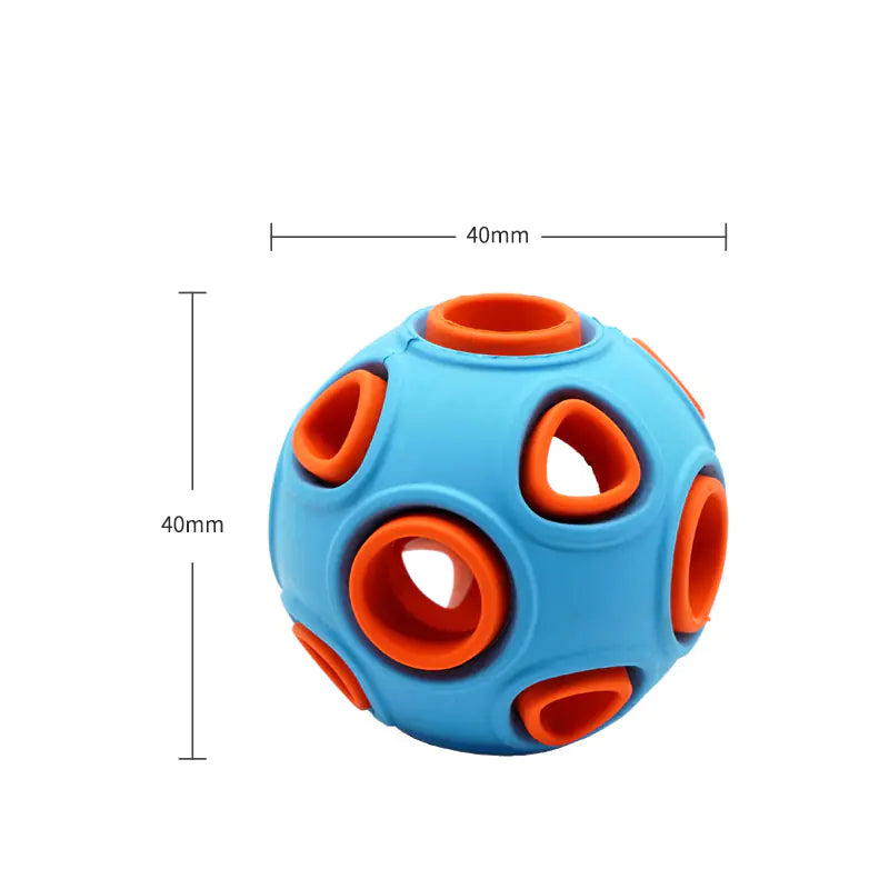 Glow-in-the-Dark Dog Toy Ball for Chewing