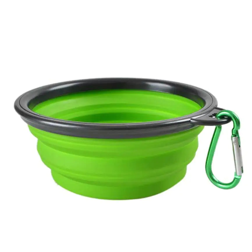 New Foldable Silicone Dog Pet Bowl