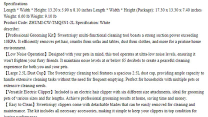 QuietPaws Pet Hair Trimmer